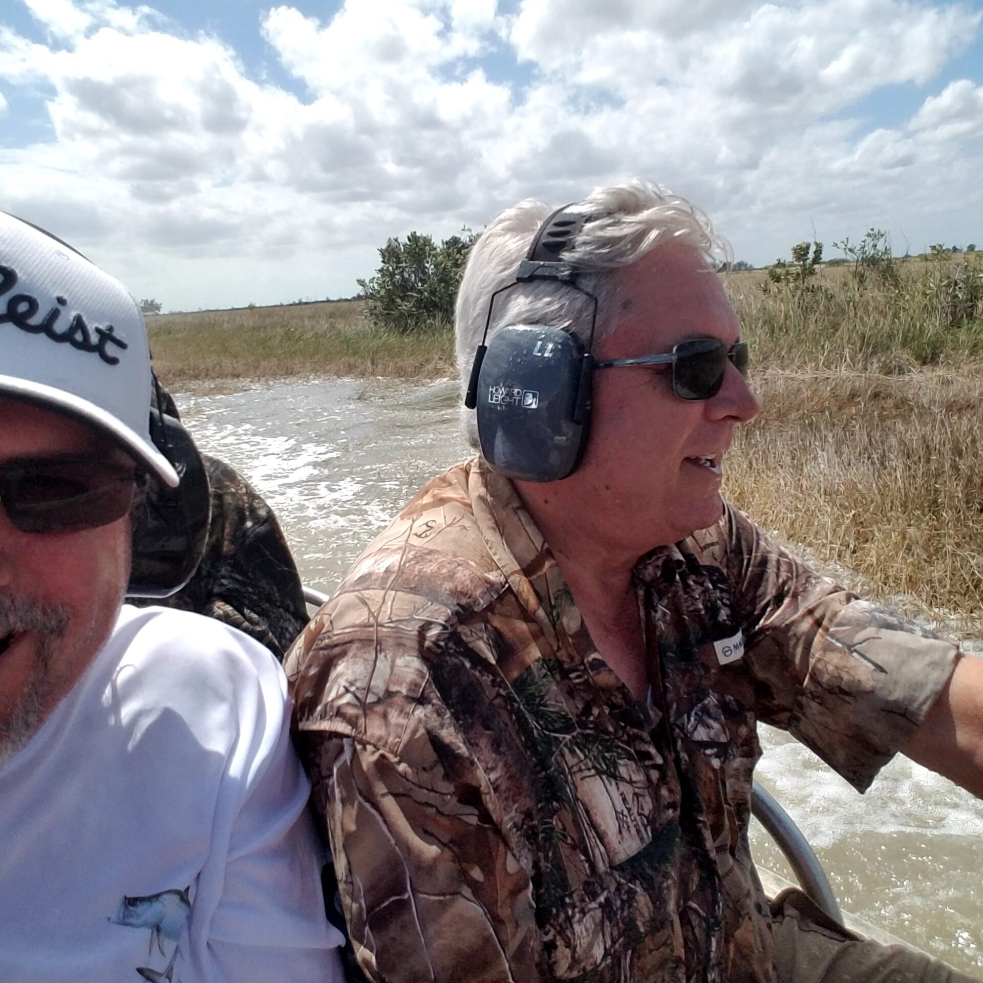 Airboat in the Everglades